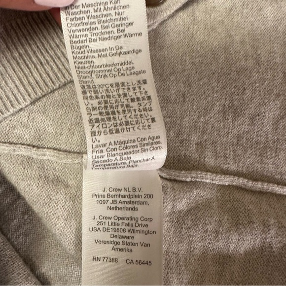 Jcrew Cotton-blend V-neck cardigan sweater size L (c6 - Picture 14 of 14